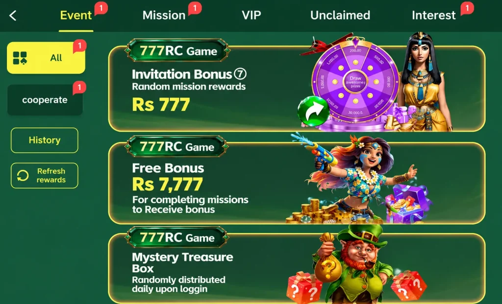 777RC Bonus