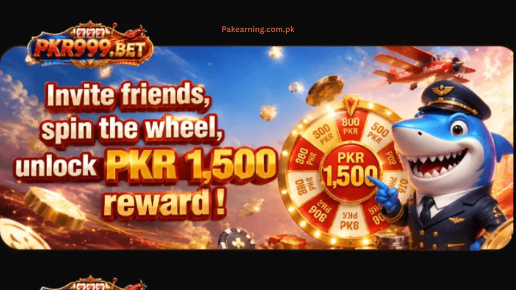 PKR999 Invite to Get 1500 PKR Bonus